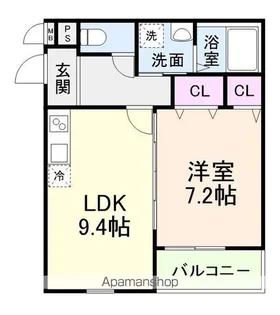 フジパレス今川I番館【2階】の間取り