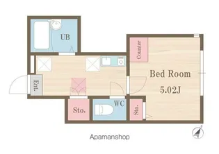 フローラメゾン北大塚【1階】の間取り