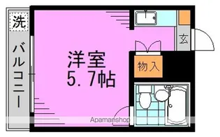 東京都杉並区和田1丁目【マンション】の間取り