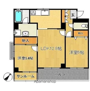 ベルグ宮前平【3階】の間取り