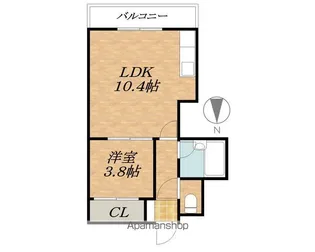 リベラル【1階】の間取り