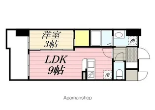 LIFEFIELD二日市駅前【9階】の間取り