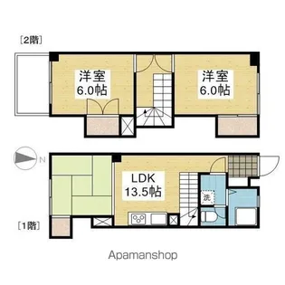 スミタスヴィレッジ空港通Ⅰ【302号室】の間取り