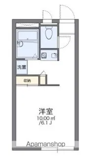 レオパレス太田【205号室】の間取り