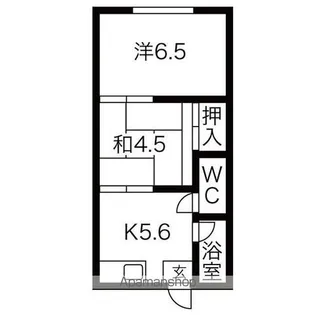 コーポ豊和【2階】の間取り