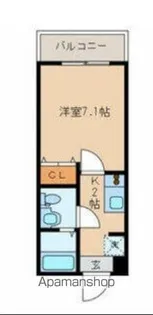 ロンデ西新宿【2階】の間取り