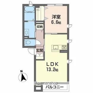 サン・レガーロ【3階】の間取り