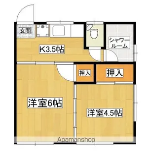 アーバン東【201号室】の間取り