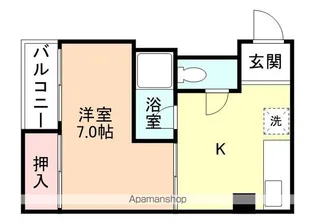 ブランテラス【203号室】の間取り