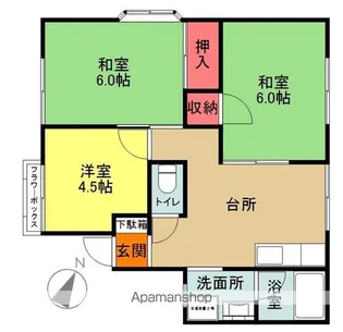 MTハイツ【101号室】の間取り