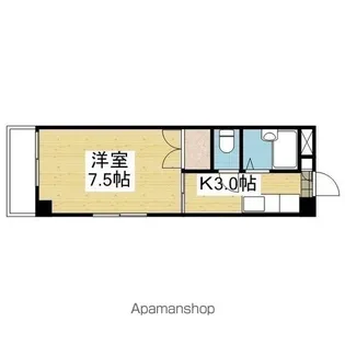 R4マンション【207.号室】の間取り