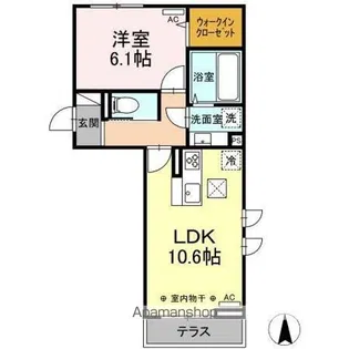 MーPLACE【1階】の間取り