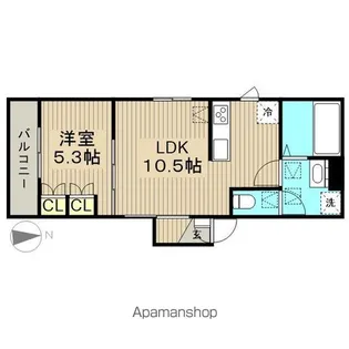 プラネッツ【1階】の間取り