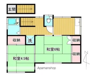第一キャッスル【2階】の間取り