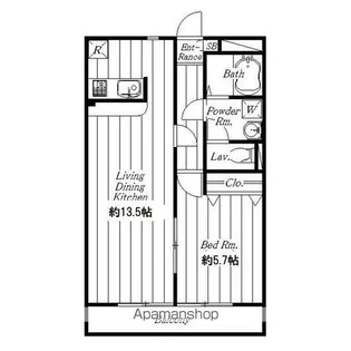 アムール ETOILE【1階】の間取り