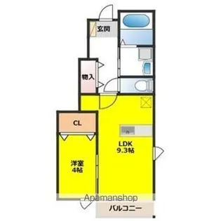 ポライトリーC【1階】の間取り
