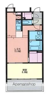 KDX清水レジデンス【4階】の間取り