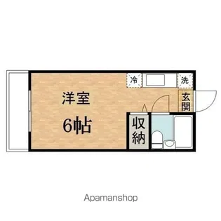 グランドール堀口2【322号室】の間取り