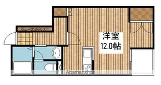 ルーエ紫竹山【1階】の間取り
