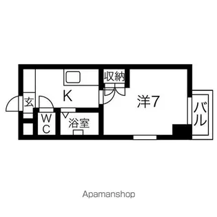 アイショウプラザ旭ヶ丘Ⅴ【4階】の間取り