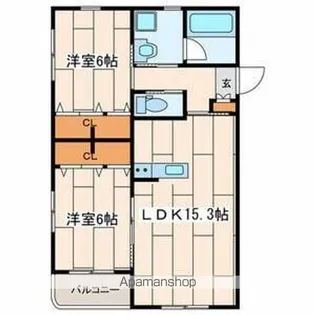 パビリオン【2階】の間取り