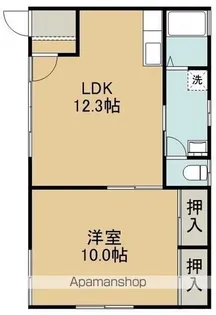 タヒラレジデンスⅡ【102号室】の間取り