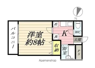神奈川県横浜市鶴見区平安町1丁目【マンション】の間取り