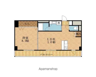 ララプレイスザ・京橋ステラ【6階】の間取り