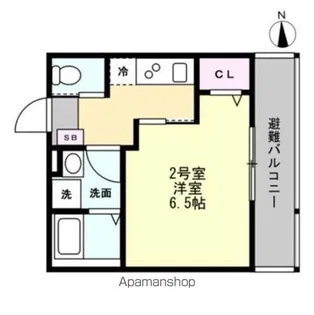 ベイルーム川崎テラス【1階】の間取り