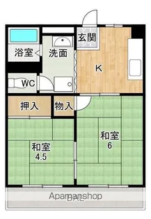 平治マンション【201号室】の間取り