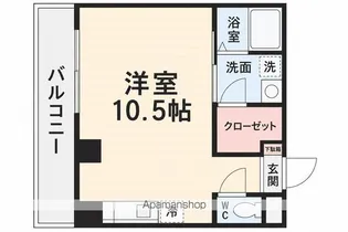 寿山ビル【206号室】の間取り