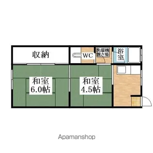 みろく荘【201号室】の間取り
