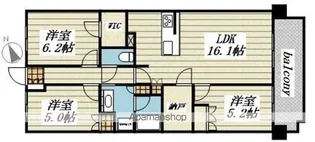 福岡県福岡市東区香椎浜4丁目【マンション】の間取り