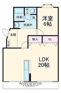アグリーブル【3階】の間取り