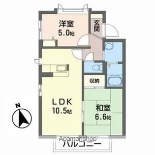 櫻桑の杜 参番館【2階】の間取り