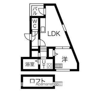 LeGrand六番町【2階】の間取り