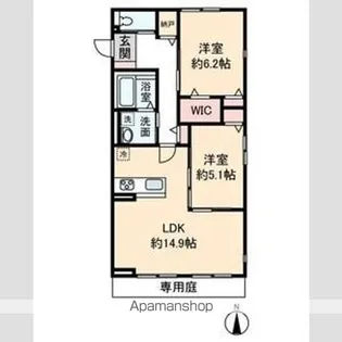 HEIM MAISON 庄内通駅東 B棟【1階】の間取り