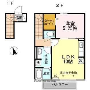 ソラリス【2階】の間取り