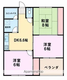 アクター3【2階】の間取り