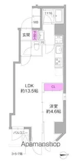 AZEST浅草【402号室】の間取り