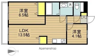 ウエストパレス蕨Ⅰ【102号室】の間取り