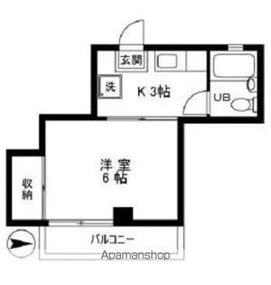 ラポート梓【203号室】の間取り