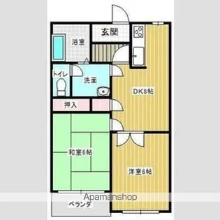 コンフォート楠【2階】の間取り