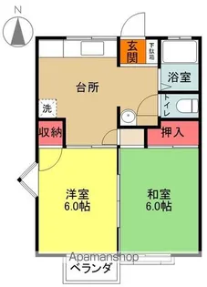 五町目一番館【1階】の間取り