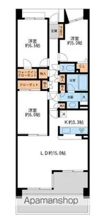 リーベスト西千葉【8階】の間取り