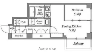 ラ・ステージ坂町【1階】の間取り