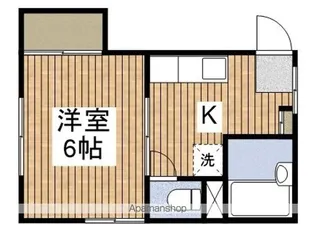 ハイツ貴公子【103号室】の間取り