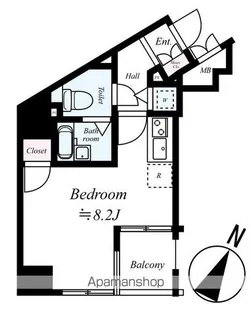 ガーラ文京本郷台【2階】の間取り