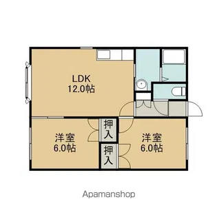 シャルマン緑町【3階】の間取り