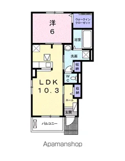 フォレスタ・セレーノ【1階】の間取り